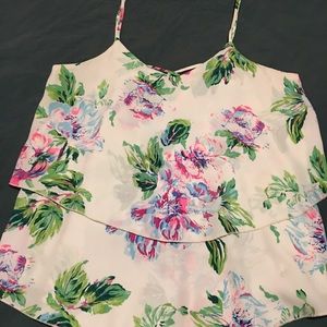 Karlie Floral Sleeveless Blouse